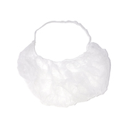 Kleen Chef Resili-Net Nylon Honeycomb 18" Beard Protectors, White (100-Pack) BLSH-MS-BP-13W-A